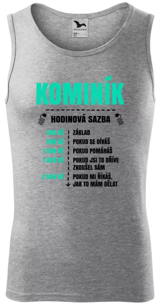 Pánské tílko Hodinová sazba - kominík