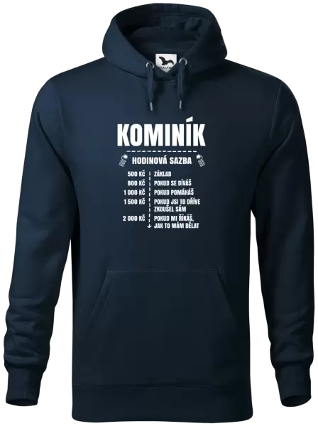 Pánská mikina Hodinová sazba - kominík