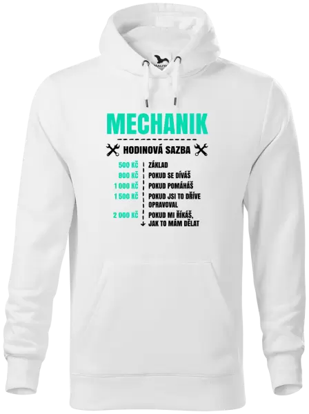 Pánská mikina Hodinová sazba - mechanik