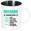 Nerezový hrnek Hodinová sazba - mechanik