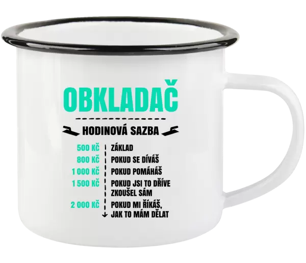 Plecháček Hodinová sazba - obkladač