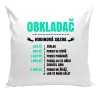Polštář Hodinová sazba - obkladač