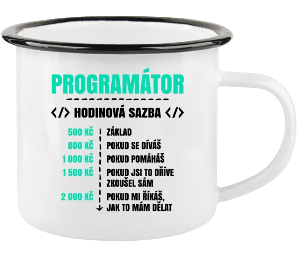 Plecháček Hodinová sazba - programátor