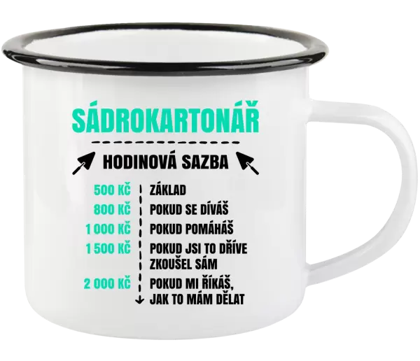 Plecháček Hodinová sazba - sádrokartonář