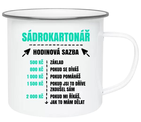 Plecháček Hodinová sazba - sádrokartonář