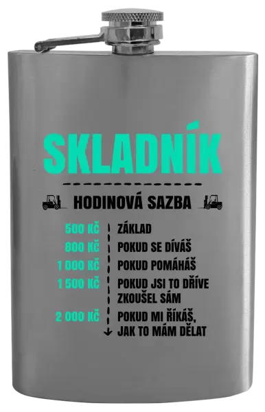 Placatka Hodinová sazba - skladník