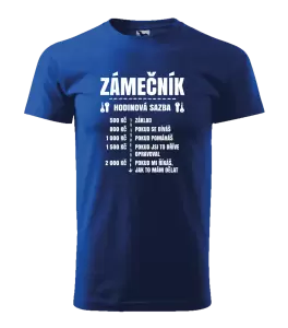 Pánské tričko Malfini Basic Hodinová sazba - zámečník