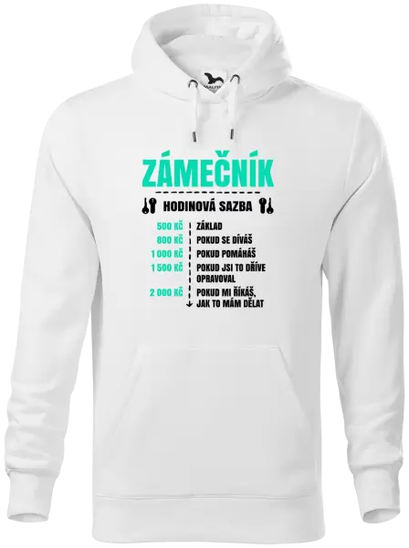 Pánská mikina Hodinová sazba - zámečník