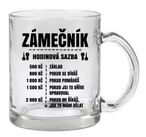 Hrnek Hodinová sazba - zámečník