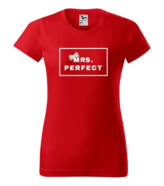 Dámské tričko Mrs. Perfect