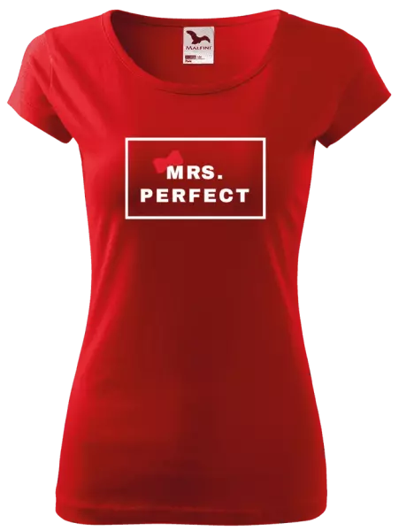 Dámské tričko Mrs. Perfect