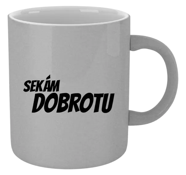 Metalický hrnek Sekám dobrotu