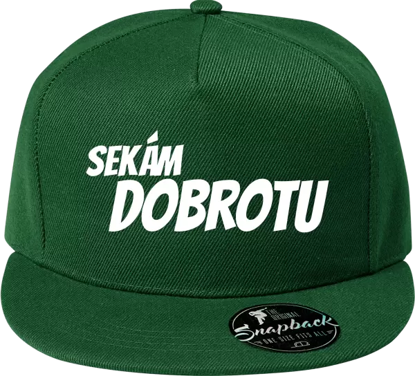 Snapback kšiltovka Sekám dobrotu