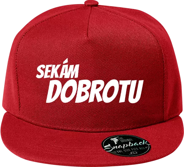 Snapback kšiltovka Sekám dobrotu