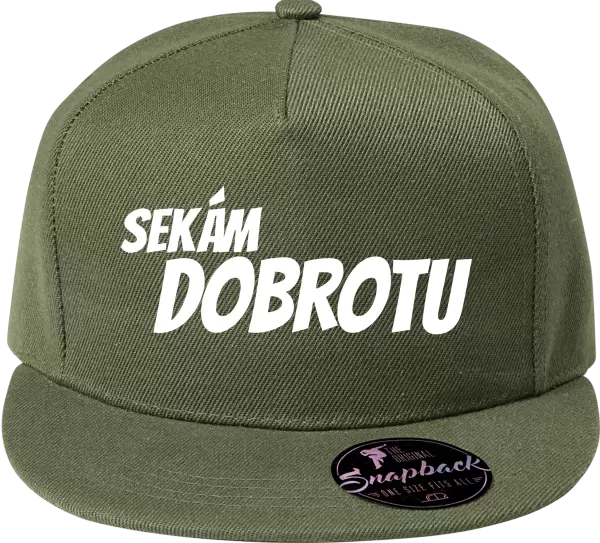 Snapback kšiltovka Sekám dobrotu