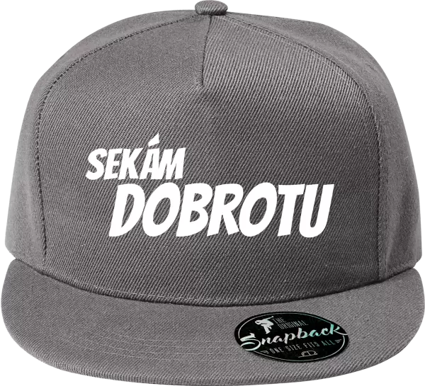 Snapback kšiltovka Sekám dobrotu