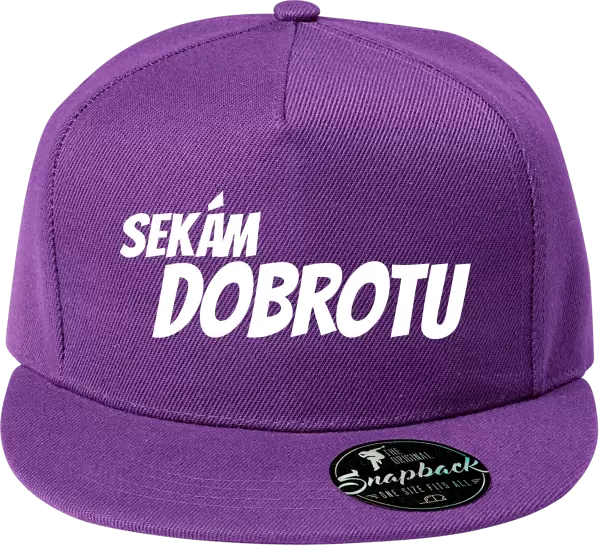 Snapback kšiltovka Sekám dobrotu