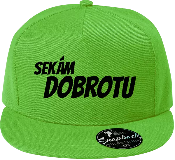 Snapback kšiltovka Sekám dobrotu