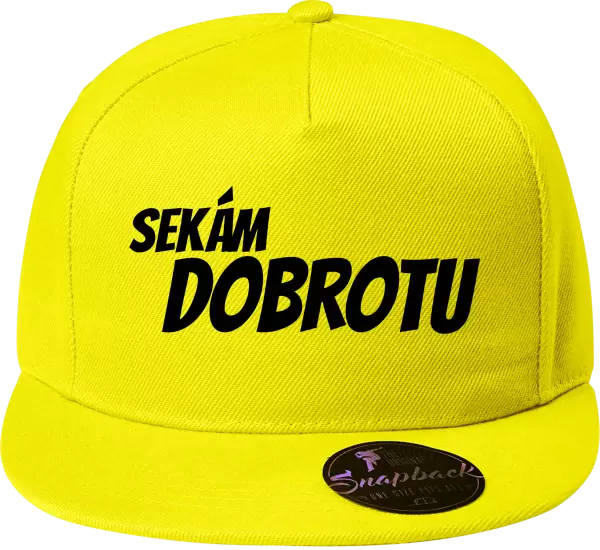 Snapback kšiltovka Sekám dobrotu
