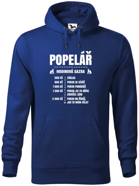 Pánská mikina Hodinová sazba - popelář