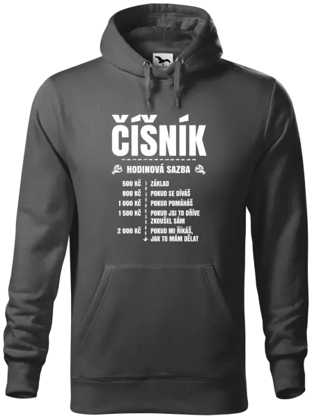 Pánská mikina Hodinová sazba - číšník