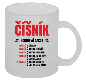 Hrnek Hodinová sazba - číšník