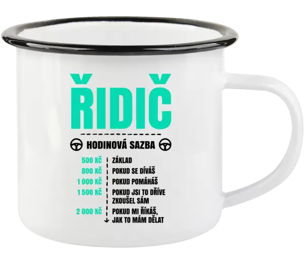 Plecháček Hodinová sazba - řidič