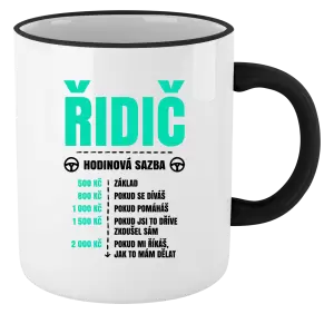 Hrnek Hodinová sazba - řidič