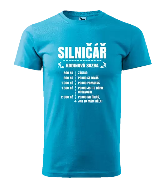 Pánské tričko Hodinová sazba - silničář