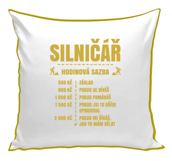 Polštář Hodinová sazba - silničář