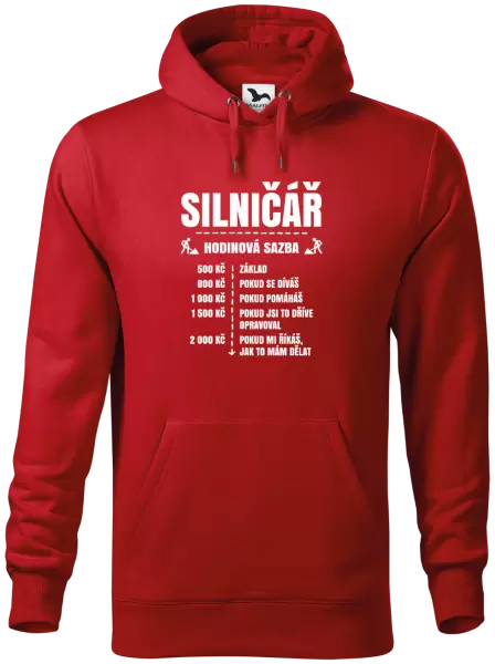 Pánská mikina Hodinová sazba - silničář