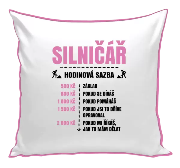 Polštář Hodinová sazba - silničář