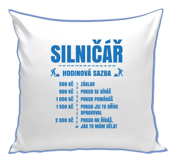 Polštář Hodinová sazba - silničář