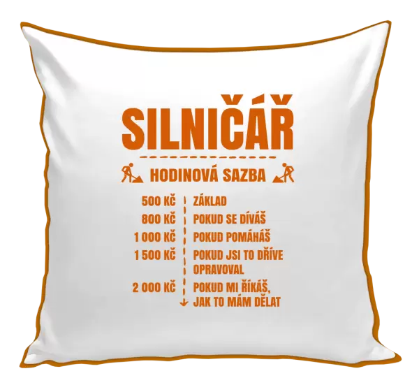 Polštář Hodinová sazba - silničář