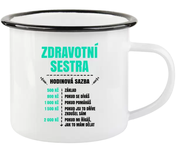 Plecháček Hodinová sazba - zdravotní sestra