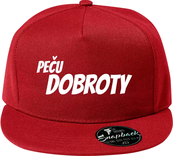 Snapback kšiltovka Peču dobroty