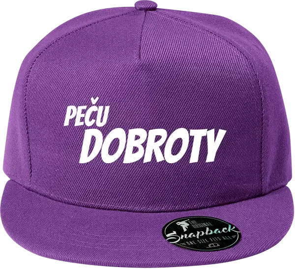 Snapback kšiltovka Peču dobroty
