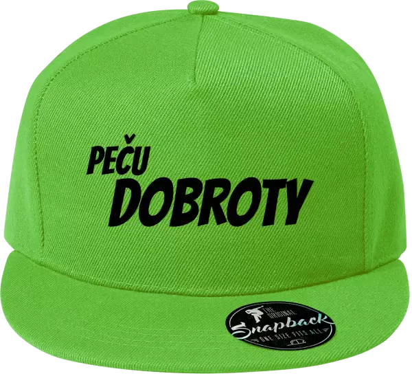 Snapback kšiltovka Peču dobroty