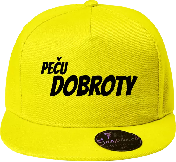 Snapback kšiltovka Peču dobroty
