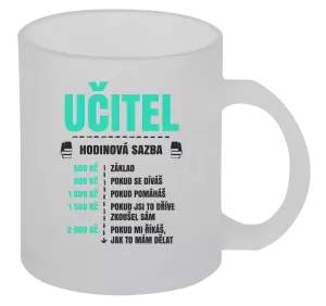 Hrnek Hodinová sazba - učitel