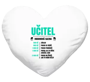 Polštář Hodinová sazba - učitel