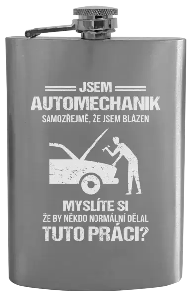 Placatka Samozřejmě, že jsem blázen - automechanik