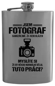 Placatka Samozřejmě, že jsem blázen - fotograf