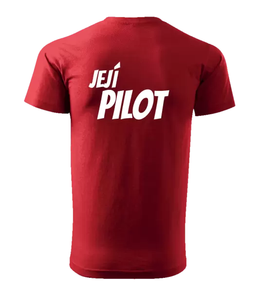 Pánské tričko Její pilot