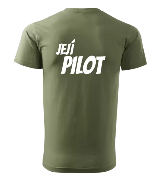 Pánské tričko Její pilot