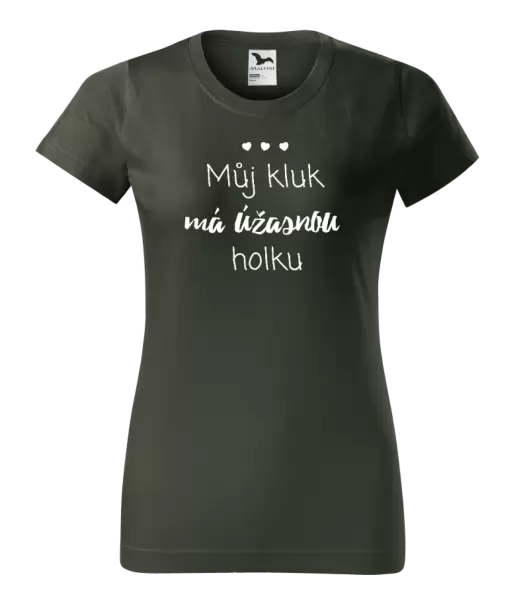Dámské tričko Můj kluk má úžasnou holku