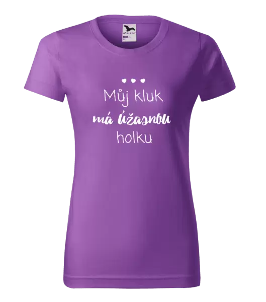 Dámské tričko Můj kluk má úžasnou holku