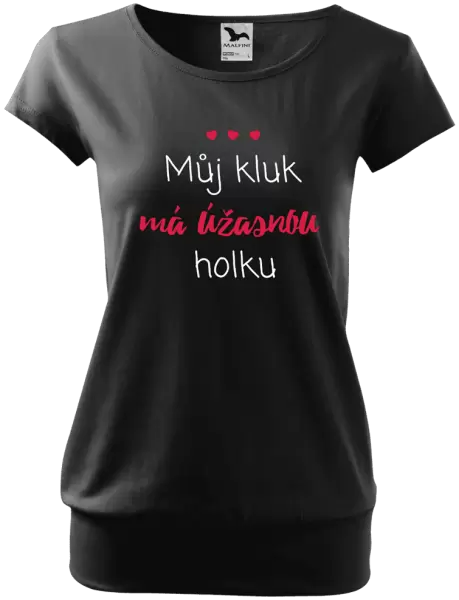 Dámské tričko Můj kluk má úžasnou holku