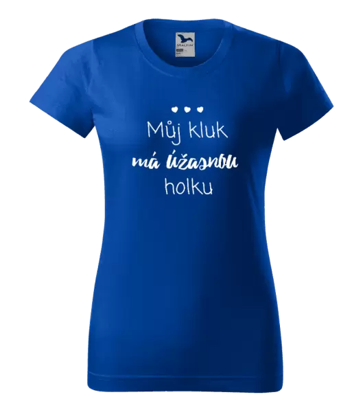 Dámské tričko Můj kluk má úžasnou holku