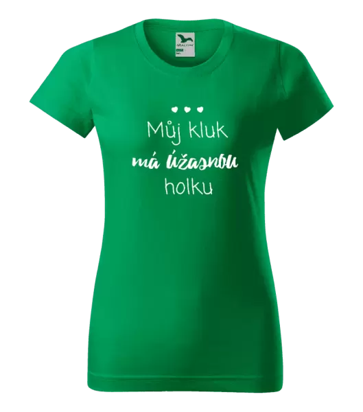 Dámské tričko Můj kluk má úžasnou holku
